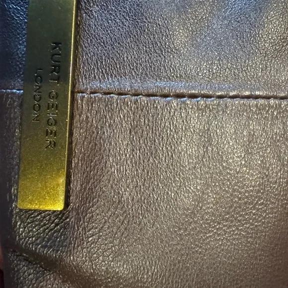 Kurt Geiger Chocolate Quilted Shoulder Bag - Picture 3 of 8